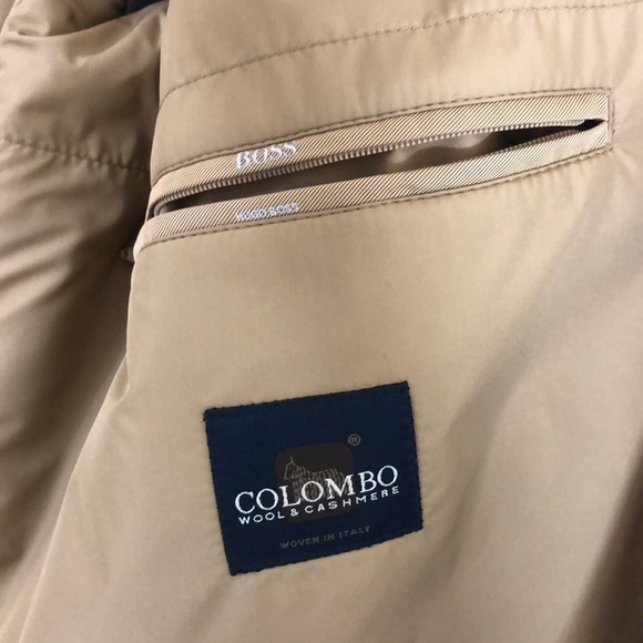 Hugo Boss Men’s Tan Virgin Wool & Cashmere Coat – Size 46R - Picture 5 of 8